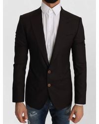 Dolce & Gabbana - Sicilia Wool Single Breasted Blazer - Lyst