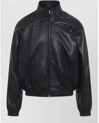 Acne Studios - Lamb Leather Regular-Fit Bomber Jacket - Lyst