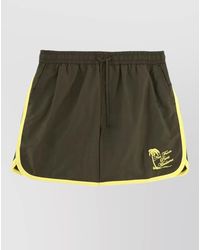 Drole de Monsieur - Beach Shorts Contrast Trim And Pockets - Lyst