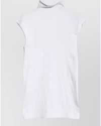 Gucci - Seamless Stretch Turtleneck Sleeveless Top - Lyst