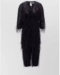 Lanvin - Silk Knee-Length Dress - Lyst