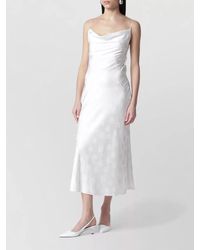 ROTATE BIRGER CHRISTENSEN - Cowl Neck Evening Dress Floor Length - Lyst