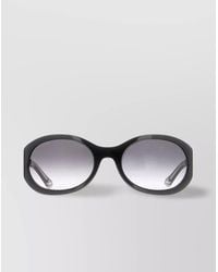 Gucci - Acetate Sunglasses With Gradient Lenses And Oval Frame - Lyst