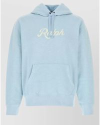 Polo Ralph Lauren - Cotton Blend Hooded Sweatshirt Kangaroo Pocket - Lyst