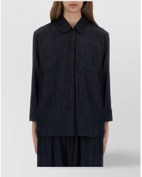 Max Mara - Cotton Regular-Fit Shirt - Lyst