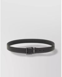Montblanc - Leather Belt With Adjustable Length And Metal Buckle - Lyst