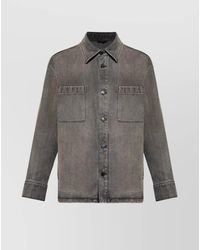 Fendi - Denim Shirt Jacket - Lyst