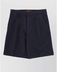 ZEGNA - Tailored Shorts Featuring Belt Loops Pockets - Lyst