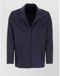 Fendi - Virgin Wool Single-Breasted Jacket - Lyst