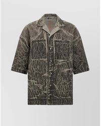 Rick Owens - 'Tommy Magnum' Shirt Featuring Side Tie - Lyst