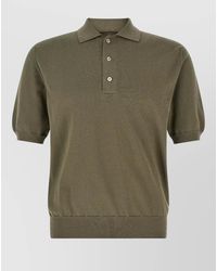 Zanone - Knit Shirt Polo Collar Ribbed Cuffs Hem - Lyst