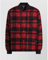 Polo Ralph Lauren - Plaid Check Quilted Bomber Jacket - Lyst