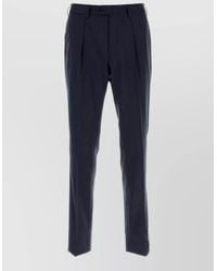 Brioni - Stretch Wool Pleated Front Tailored Trousers - Lyst