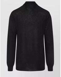 Rick Owens - Virgin Wool Oversized Ribbed Turtleneck Sweater - Lyst
