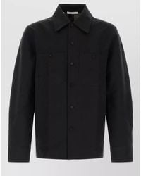 Givenchy - Couture Seam Cotton Shirt Jacket Pockets - Lyst