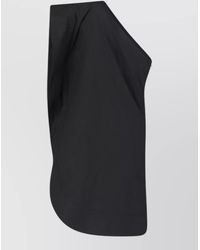 Stella McCartney - Asymmetric Draped Sleeveless Top Knee Length - Lyst