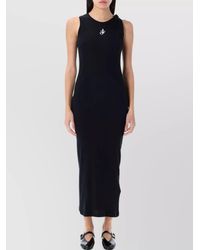 JW Anderson - Ribbed Cotton Midi Dress - Lyst