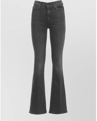 Mother - Straight Leg Flared Denim Jeans Trousers - Lyst