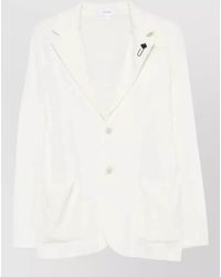 Lardini - Cotton Long-Sleeve Cardigan Jacket - Lyst