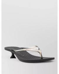 Tory Burch - Jelly Kitten Heel Flip Flop Sandals - Lyst