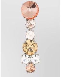 forte_forte - Crystal Studs Tone Metal Design - Lyst