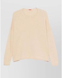 Apuntob - Cashmere Fine-Knit Crew-Neck Long-Sleeve Sweatshirt - Lyst