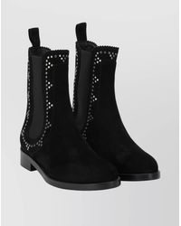 Aquazzura - Leather Skye 20 Mm Ankle Boots - Lyst