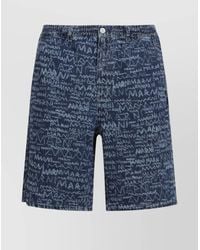 Marni - Denim Bermuda Shorts - Lyst