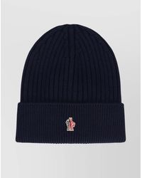 Moncler - Ribbed Virgin Wool Beanie - Lyst