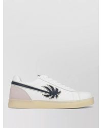 Palm Angels - Leather Low-Top Sneakers - Lyst