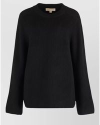 MICHAEL Michael Kors - Merino Wool Crew Neck Long Sleeve Sweater - Lyst