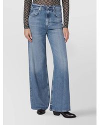 Citizens of Humanity - Denim Wide-Leg Trousers - Lyst