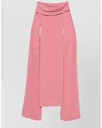 Solace London - Nuri Off Shoulder Midi Occasion Dress - Lyst