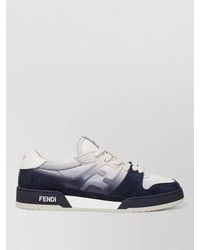 Fendi - Calf Leather Low-Top Sneakers - Lyst