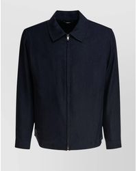 Vince - Long Sleeve Point Collar Side Pocket Jackets - Lyst