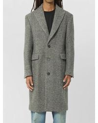Golden Goose - Virgin Wool Herringbone Single-Breasted Coat - Lyst