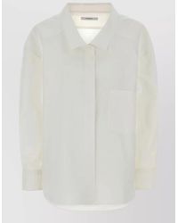 Givenchy - Poplin Shirt Long Sleeves Buttoned Cuffs Pocket - Lyst