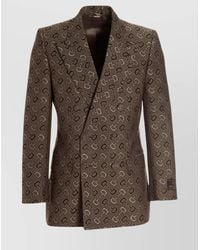 Gucci - Patterned Blazer - Lyst