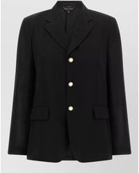Comme des Garçons - Single-Breasted Jewel-Button Blazer - Lyst