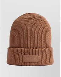 Patou - Wool Ribbed Beanie Hat - Lyst