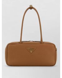 Prada - Caramel Leather Shoulder Bag - Lyst