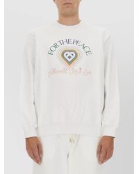 CASABLANCA - Organic Cotton Regular-Fit Logo Sweatshirt - Lyst