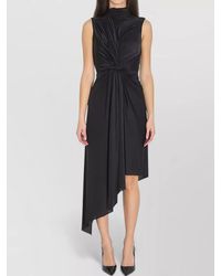 Balenciaga - Asymmetric Stretch Dress - Lyst