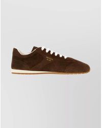 Prada - Suede Sneakers Rubber Sole - Lyst
