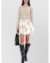 Ganni - Alpaca Slim-Fit Knitted Top - Lyst