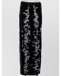 P.A.R.O.S.H. - Floor Length High Waist Sequin Skirt - Lyst