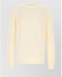 Amiri - Crochet Sweater With Ribbed Cuffs And Hem - Lyst
