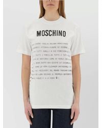 Moschino - Printed Cotton Regular-Fit T-Shirt - Lyst