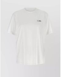 MM6 by Maison Margiela - Cotton Logo-Patch T-Shirt - Lyst