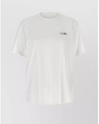 MM6 by Maison Margiela - Cotton Logo Short-Sleeve T-Shirt - Lyst